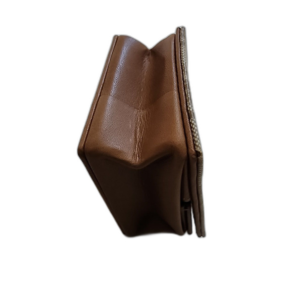 Celine Macadam Coin Case Box Wallet Gold Logo 80's - Picture 11 of 11